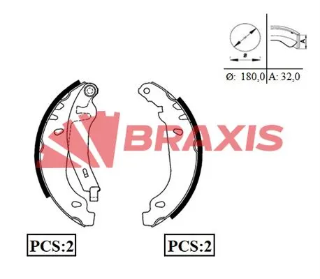 KAMPANA PABUÇLU BALATA BRAXIS AC0012