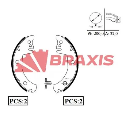 KAMPANA PABUÇLU BALATA BRAXIS AC0015