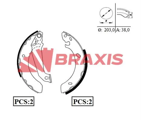 KAMPANA PABUÇLU BALATA BRAXIS AC0019