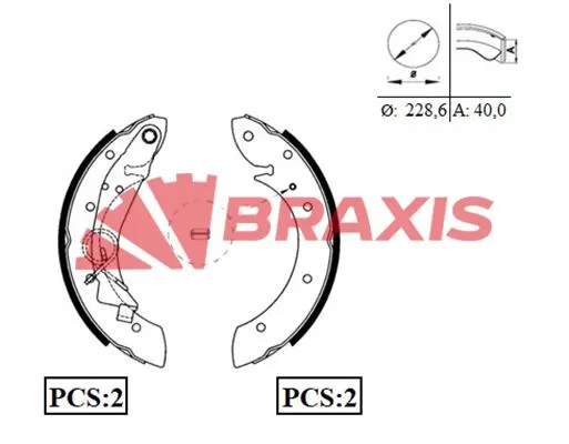 KAMPANA PABUÇLU BALATA BRAXIS AC0023