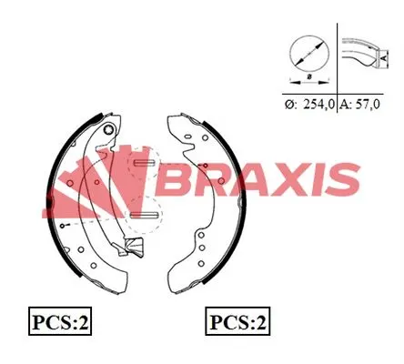 KAMPANA PABUÇLU BALATA BRAXIS AC0025