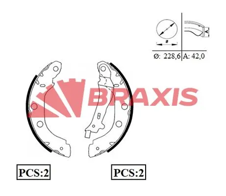 KAMPANA PABUÇLU BALATA BRAXIS AC0027