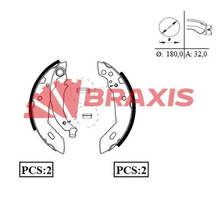 KAMPANA PABUÇLU BALATA BRAXIS AC0028