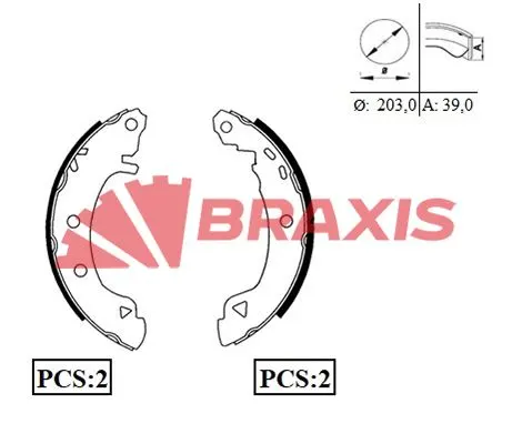 KAMPANA PABUÇLU BALATA BRAXIS AC0030