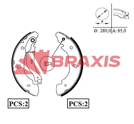 KAMPANA PABUÇLU BALATA BRAXIS AC0038