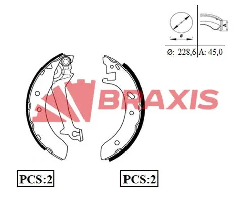 KAMPANA PABUÇLU BALATA BRAXIS AC0046