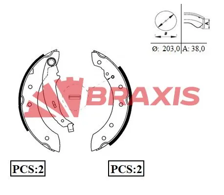 KAMPANA PABUÇLU BALATA BRAXIS AC0049