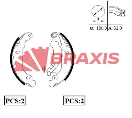 KAMPANA PABUÇLU BALATA BRAXIS AC0052