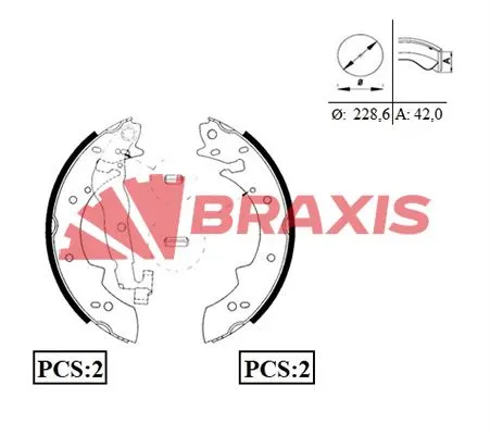 KAMPANA PABUÇLU BALATA BRAXIS AC0053