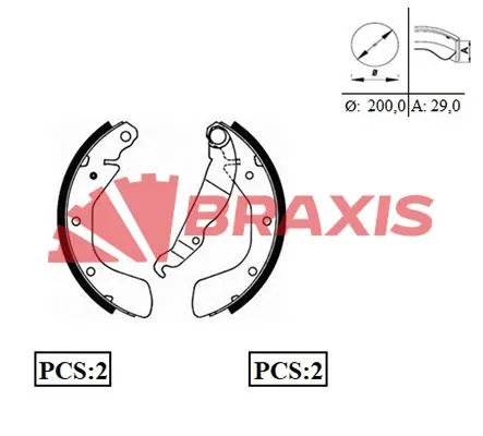 KAMPANA PABUÇLU BALATA BRAXIS AC0054