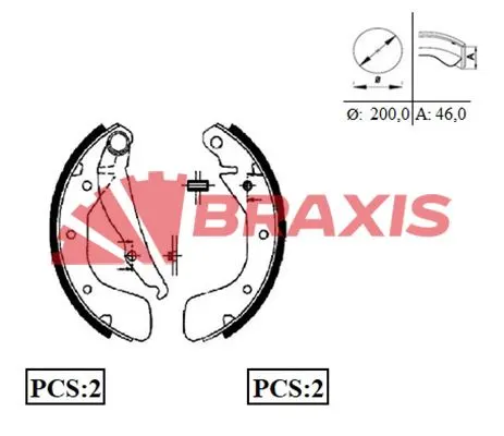 KAMPANA PABUÇLU BALATA BRAXIS AC0056