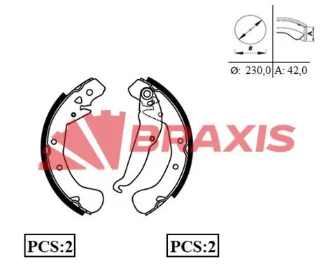 KAMPANA PABUÇLU BALATA BRAXIS AC0057