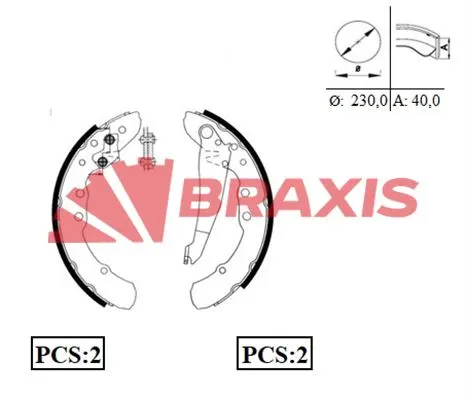 KAMPANA PABUÇLU BALATA BRAXIS AC0059