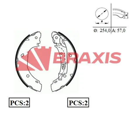 KAMPANA PABUÇLU BALATA BRAXIS AC0064