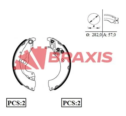 KAMPANA PABUÇLU BALATA BRAXIS AC0068