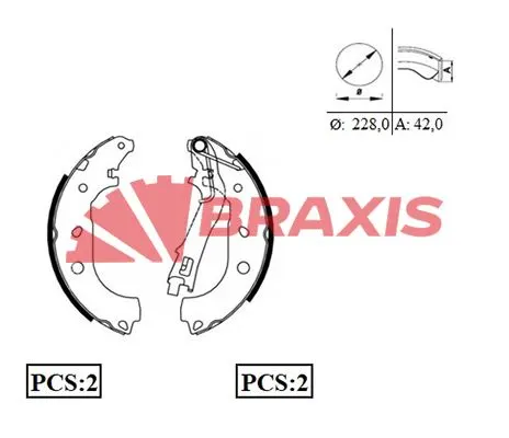 KAMPANA PABUÇLU BALATA BRAXIS AC0069