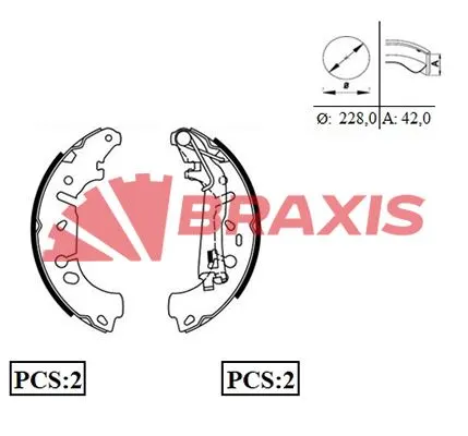 KAMPANA PABUÇLU BALATA BRAXIS AC0072