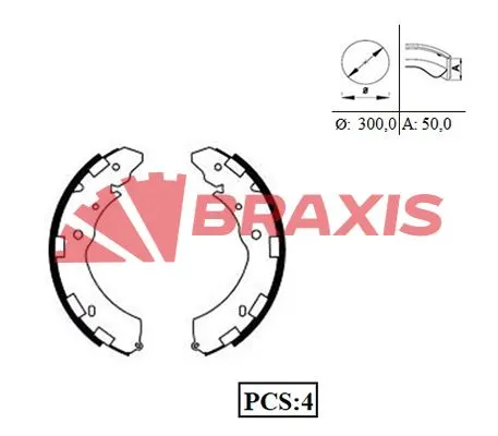KAMPANA PABUÇLU BALATA BRAXIS AC0077