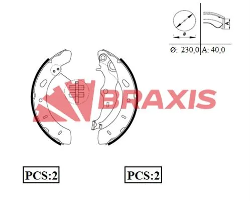 KAMPANA PABUÇLU BALATA BRAXIS AC0089