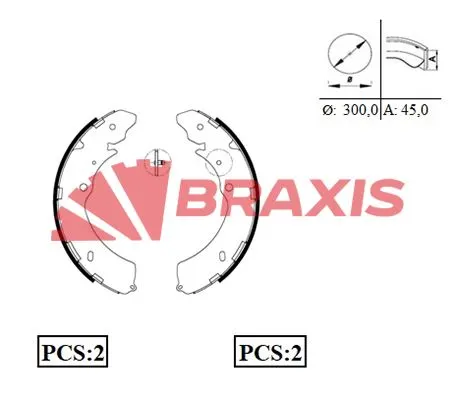 KAMPANA PABUÇLU BALATA BRAXIS AC0090