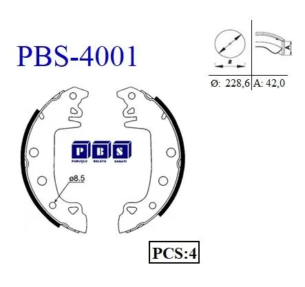 KAMPANA PABUÇLU BALATA PBS 4001
