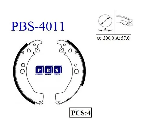 KAMPANA PABUÇLU BALATA PBS 4011
