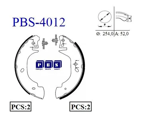 KAMPANA PABUÇLU BALATA PBS 4012