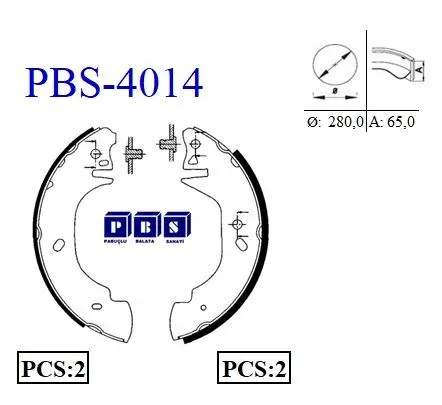 KAMPANA PABUÇLU BALATA PBS 4014