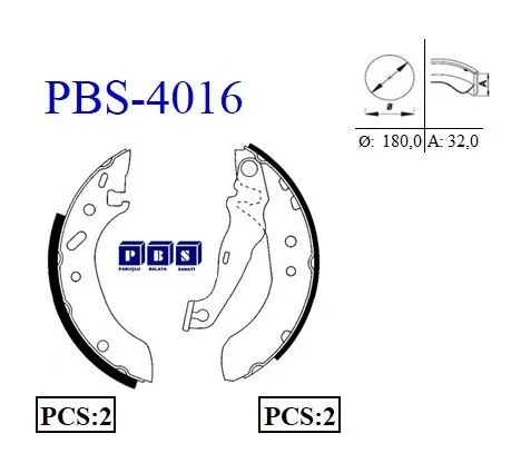 KAMPANA PABUÇLU BALATA PBS 4016