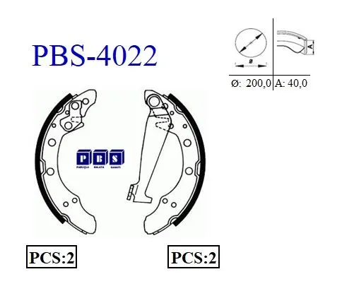 KAMPANA PABUÇLU BALATA PBS 4022