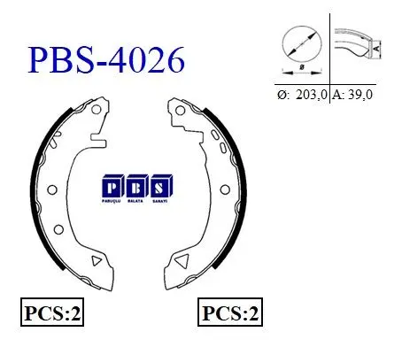 KAMPANA PABUÇLU BALATA PBS 4026