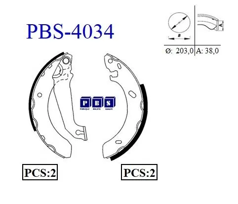 KAMPANA PABUÇLU BALATA PBS 4034