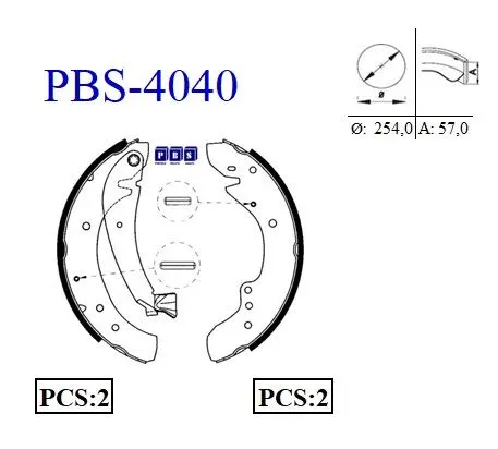 KAMPANA PABUÇLU BALATA PBS 4040