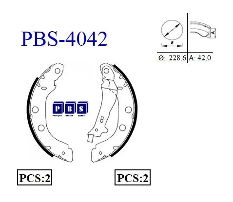 KAMPANA PABUÇLU BALATA PBS 4042