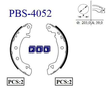 KAMPANA PABUÇLU BALATA PBS 4052