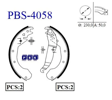 KAMPANA PABUÇLU BALATA PBS 4058