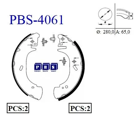 KAMPANA PABUÇLU BALATA PBS 4061