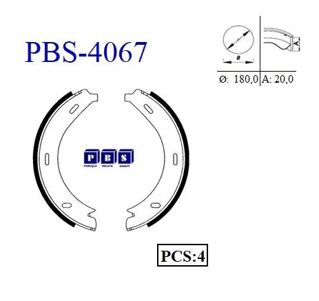 KAMPANA PABUÇLU BALATA PBS 4067