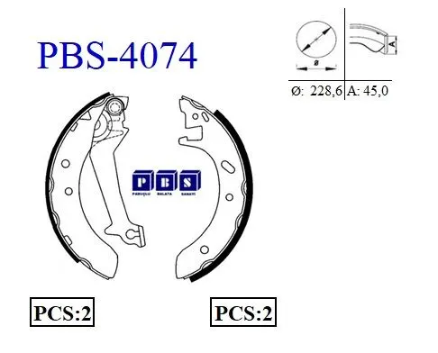 KAMPANA PABUÇLU BALATA PBS 4074