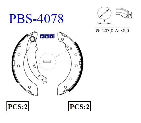 KAMPANA PABUÇLU BALATA PBS 4078