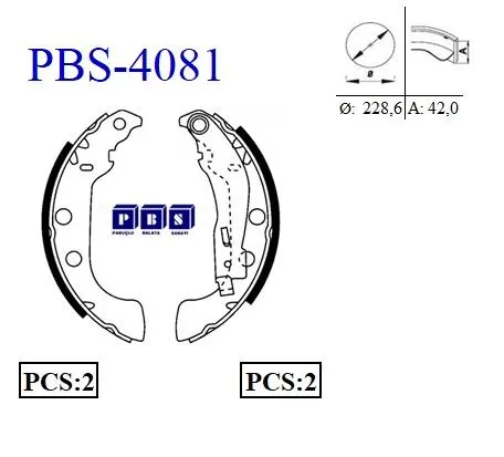 KAMPANA PABUÇLU BALATA PBS 4081