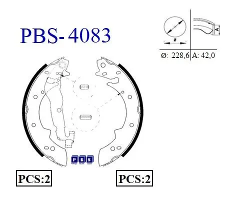 KAMPANA PABUÇLU BALATA PBS 4083