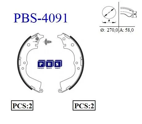 KAMPANA PABUÇLU BALATA PBS 4091