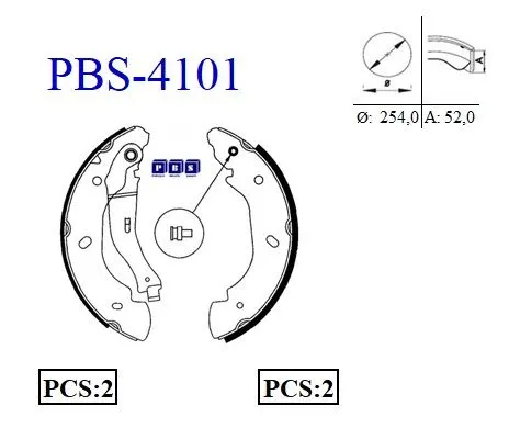 KAMPANA PABUÇLU BALATA PBS 4101