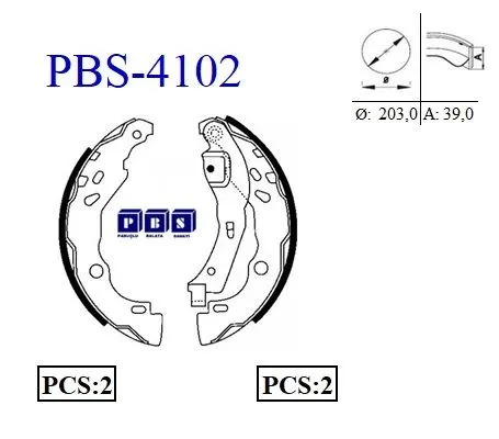 KAMPANA PABUÇLU BALATA PBS 4102