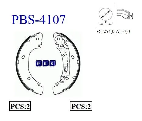 KAMPANA PABUÇLU BALATA PBS 4107