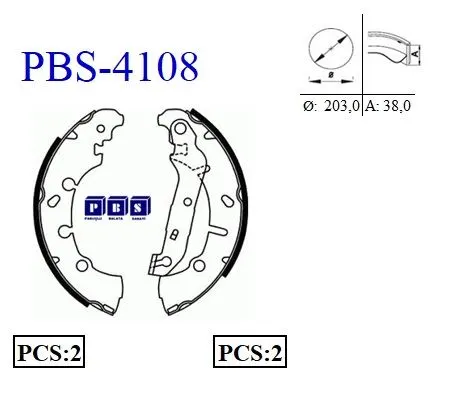 KAMPANA PABUÇLU BALATA PBS 4108