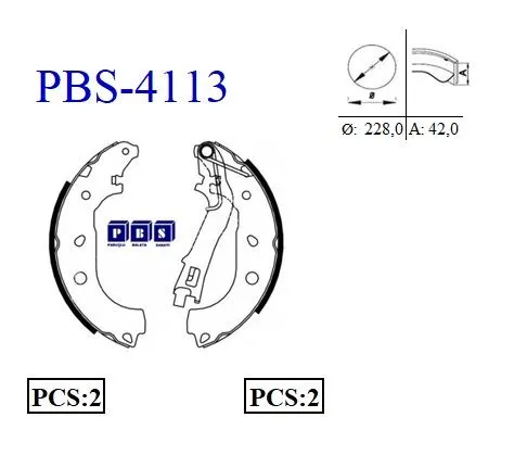 KAMPANA PABUÇLU BALATA PBS 4113