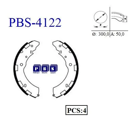 KAMPANA PABUÇLU BALATA PBS 4122