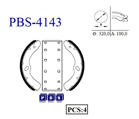 KAMPANA PABUÇLU BALATA PBS 4143